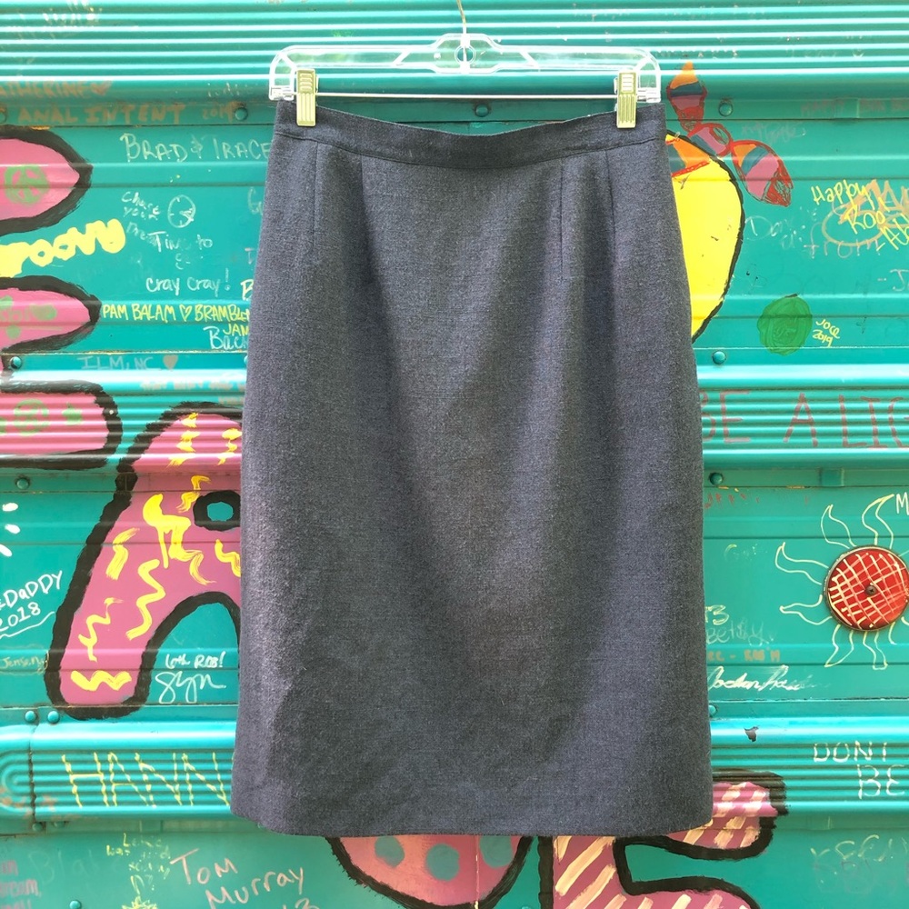 Beautiful Vintage Skirt Navy Blue